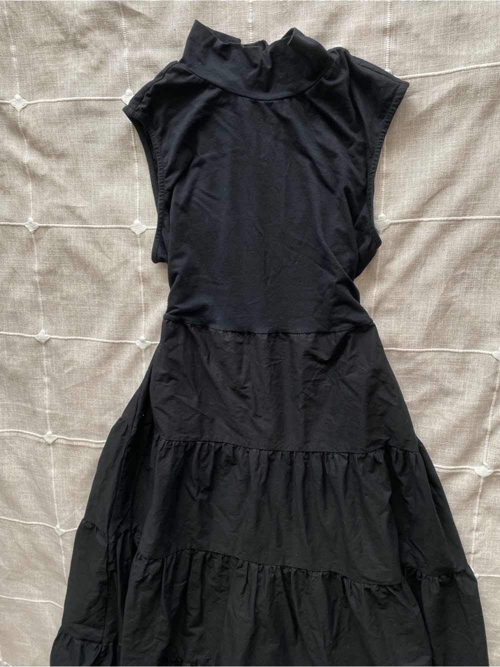 Dark Academia Maxi Dress OOAK Pleated Flare Gothic Romantic NWOT - Picture 2 of 5